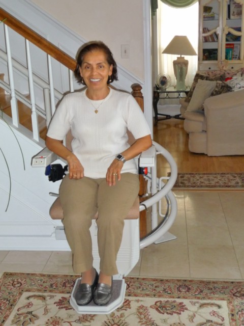 So glad to have chosen the best curving stairlift.